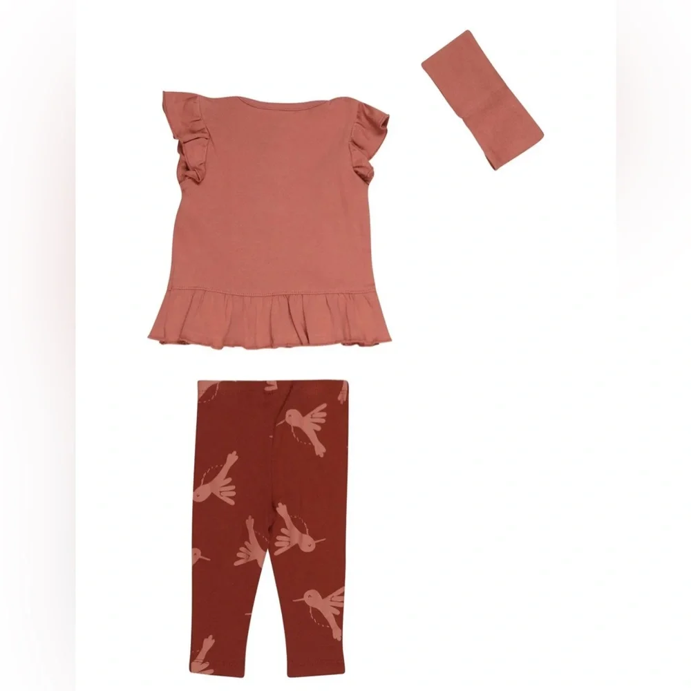 Baby Girl Carter's 3-Piece Little Bird Outfit Set
