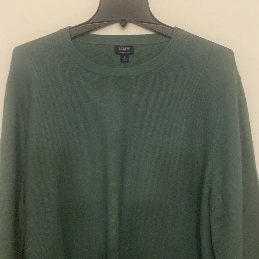 J. Crew Essential Cotton Crew Neck Sweater Classic Comfort