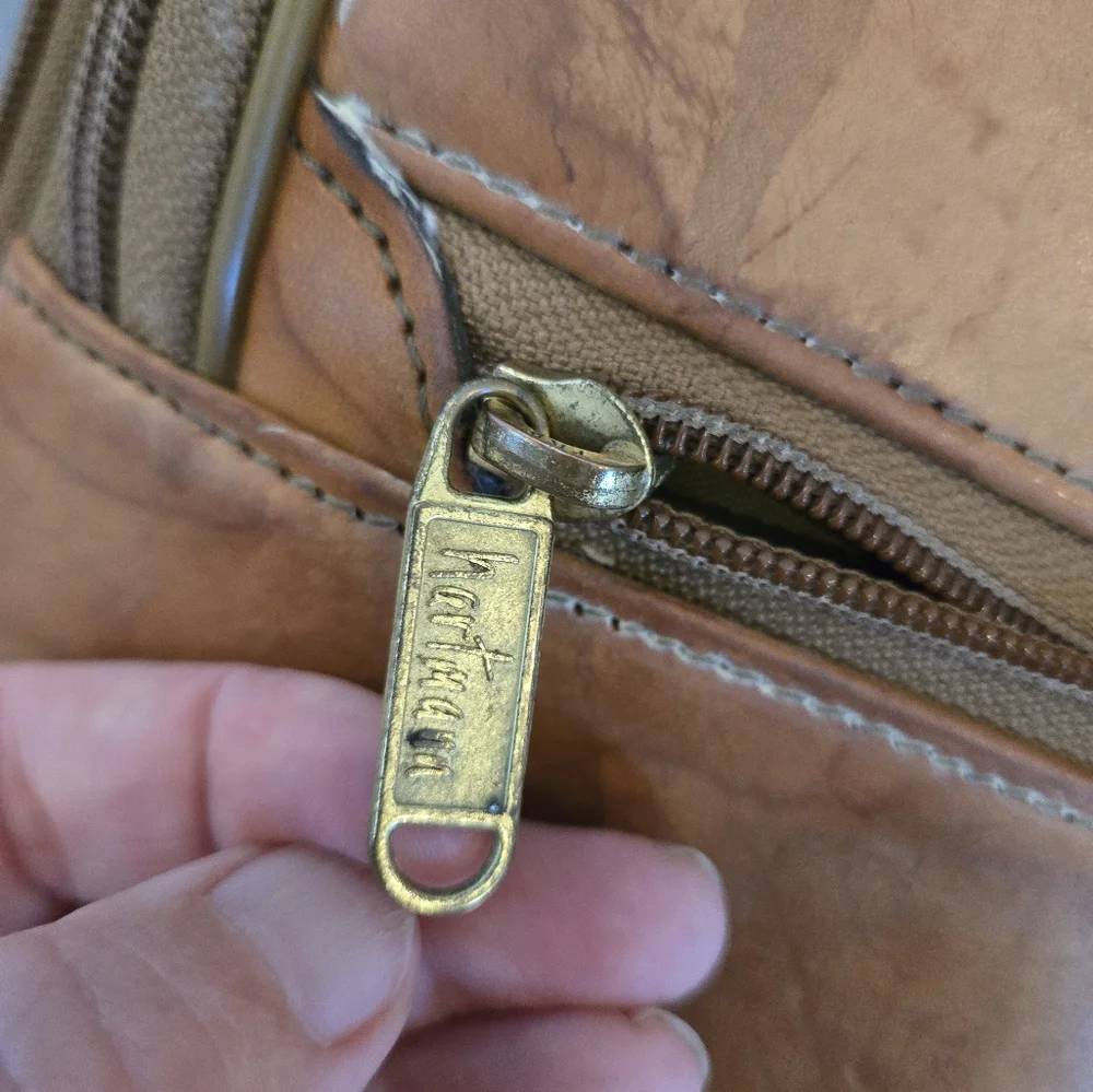 Hartmann Brown Leather Briefcase Vintage Bag Satchel