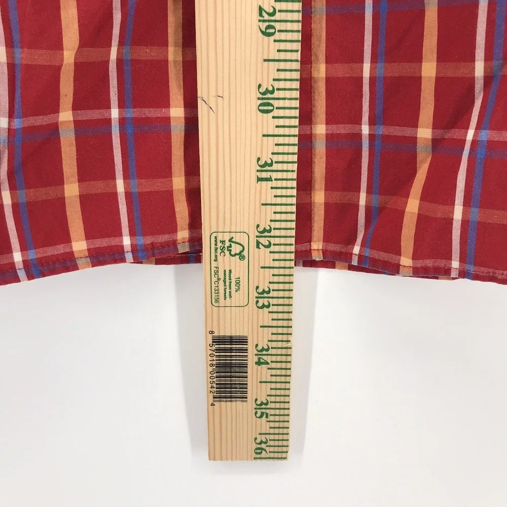 VTG LL Bean Shirt‎ Mens XL Multicolor Plaid Long Sleeve Button Up Casual