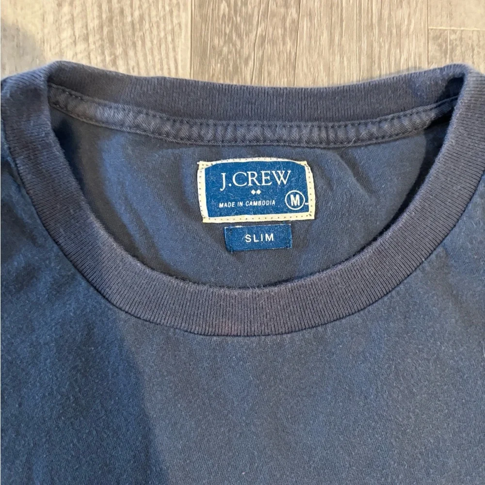 J. Crew‎ Blue and White Striped Tee