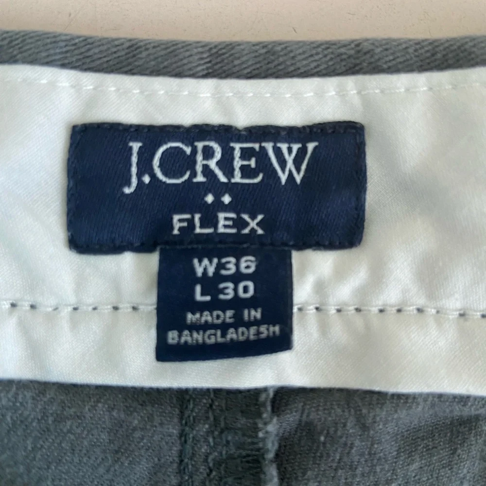 J. Crew Men's Straight Chinos - Charcoal