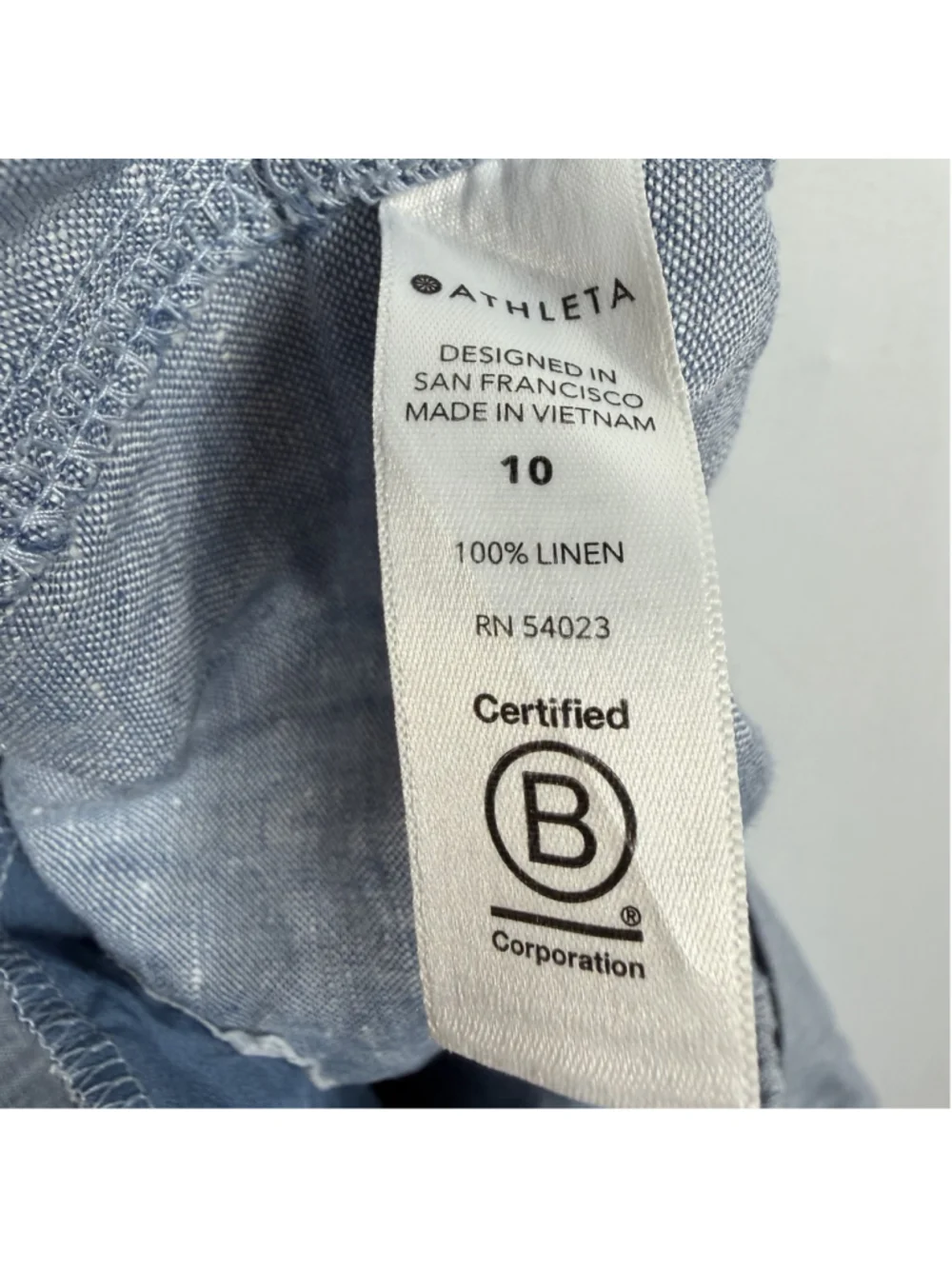 Athleta Blue Linen 4
