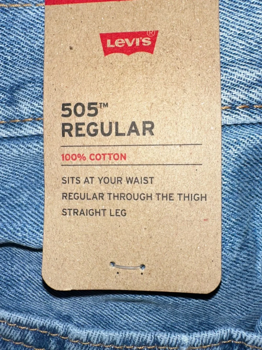 NEW Levi's Men's 505 Regular Fit Jeans Sz 36x34