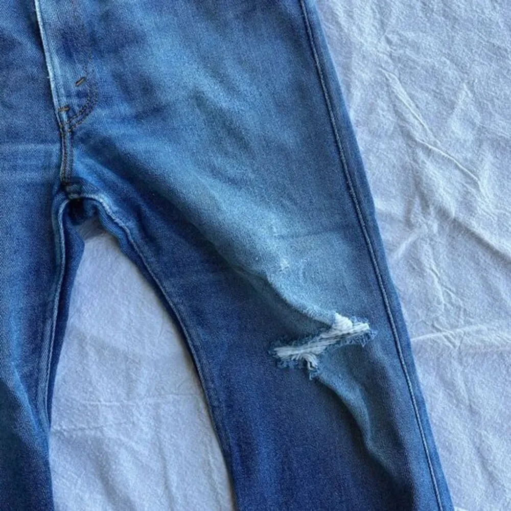 Vintage Distressed orange tab little‎ e Levis pants