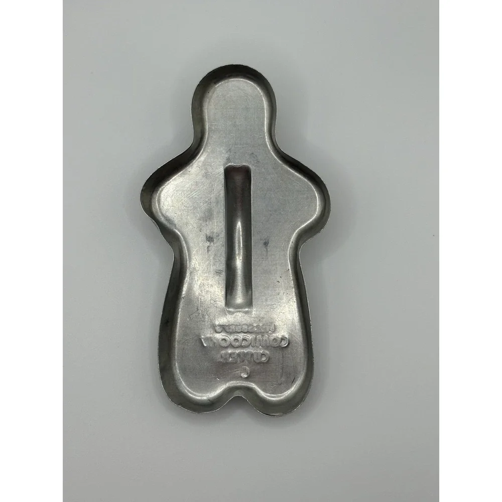 Vintage Pillsbury's Comicooky Metal Gingerbread Man Cookie Cutters Set of 3