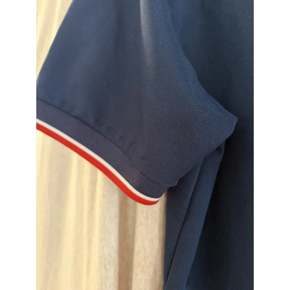 US‎ Polo Assn. Men's Short Sleeve Navy Collared Golf Polo Shirt Size Medium