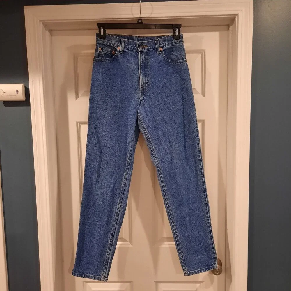 Vtg‎ Levis Jeans Mens 30x32 (Fits 28x32) 550 Relaxed Taper Made in USA 90s