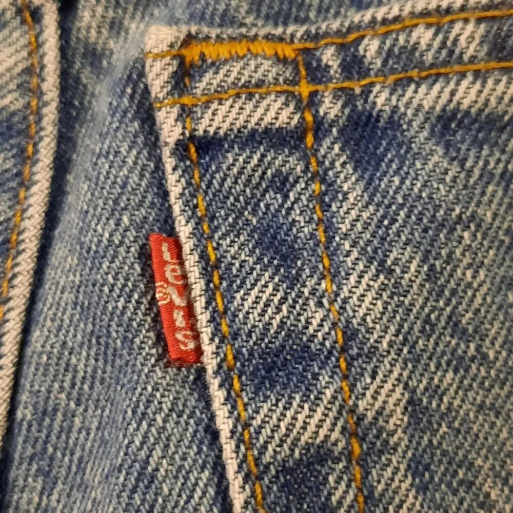 Vtg‎ Levis Jeans Mens 30x32 (Fits 28x32) 550 Relaxed Taper Made in USA 90s