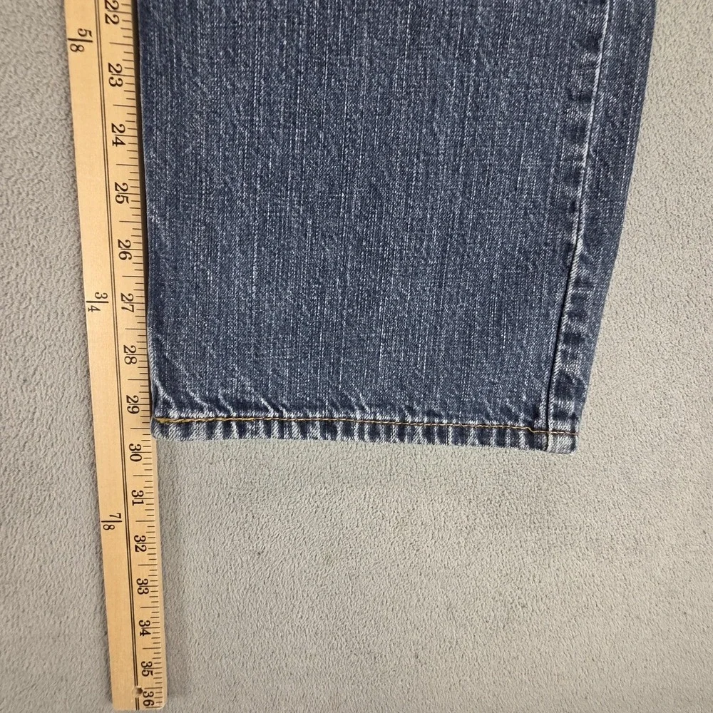 Levis 569 Jeans Mens Blue Medium Wash Loose Straight Zip Fly Relaxed Fits 36x30
