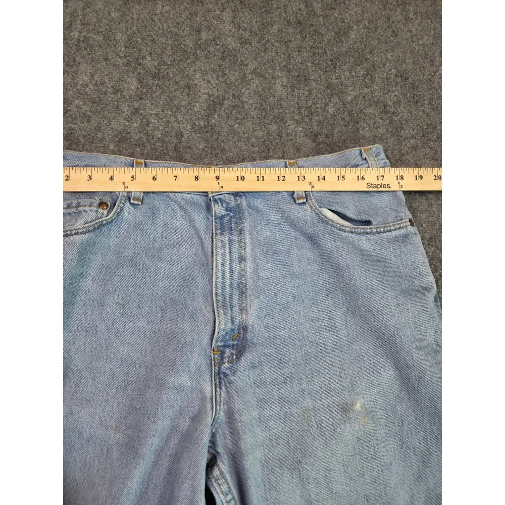 Vintage Levis 540 Relaxed Fit Jeans Mens 38x32 Light Wash Denim 90s Made in USA