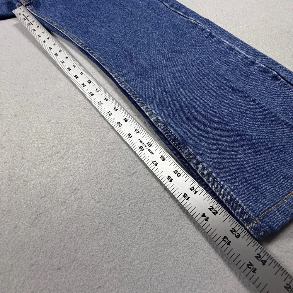 Levis 505 Regular Fit Straight Leg Jeans Medium Wash Blue Mens 32x29