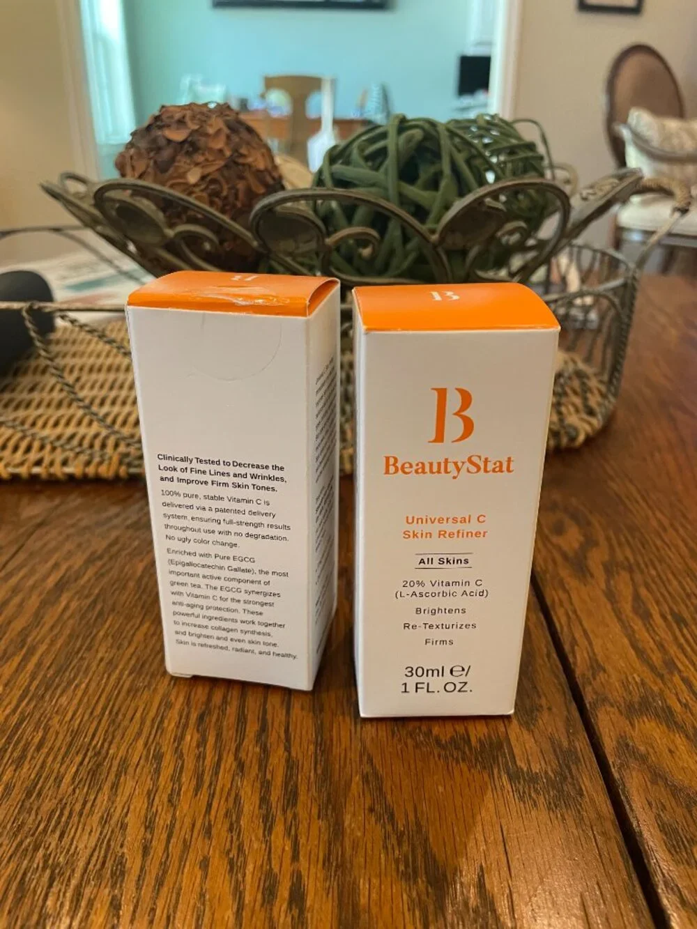 NEW BeautyStat Universal C Skin Refiner Serum 1oz/30mL Vitamin C L-Ascorbic Acid