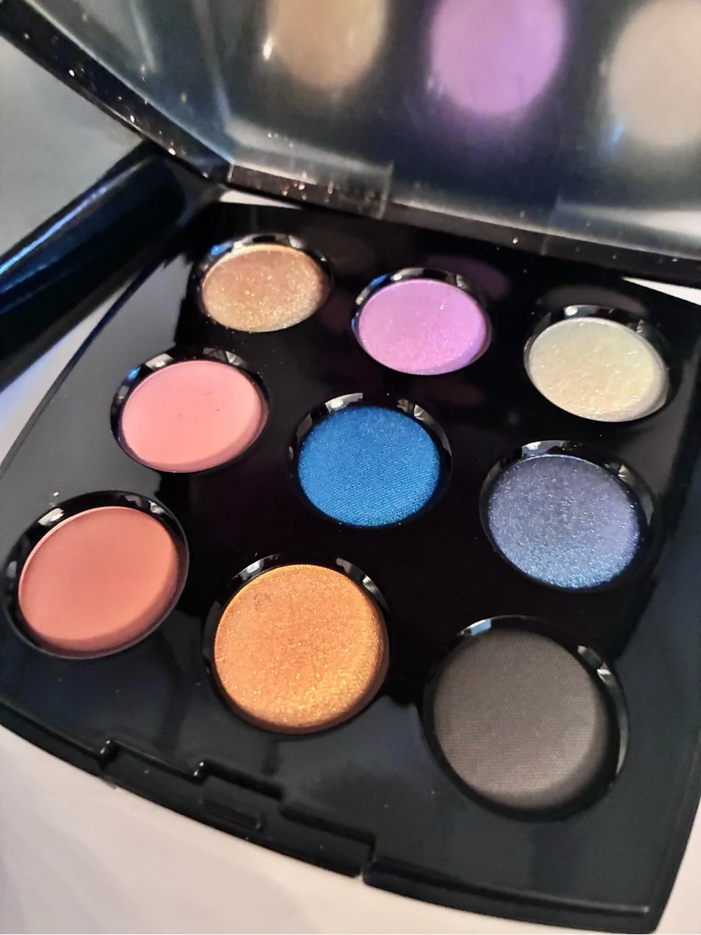 CHANEL Eyeshadow Palette - Gold, Pink, Blue, Peach, Gray, Purple