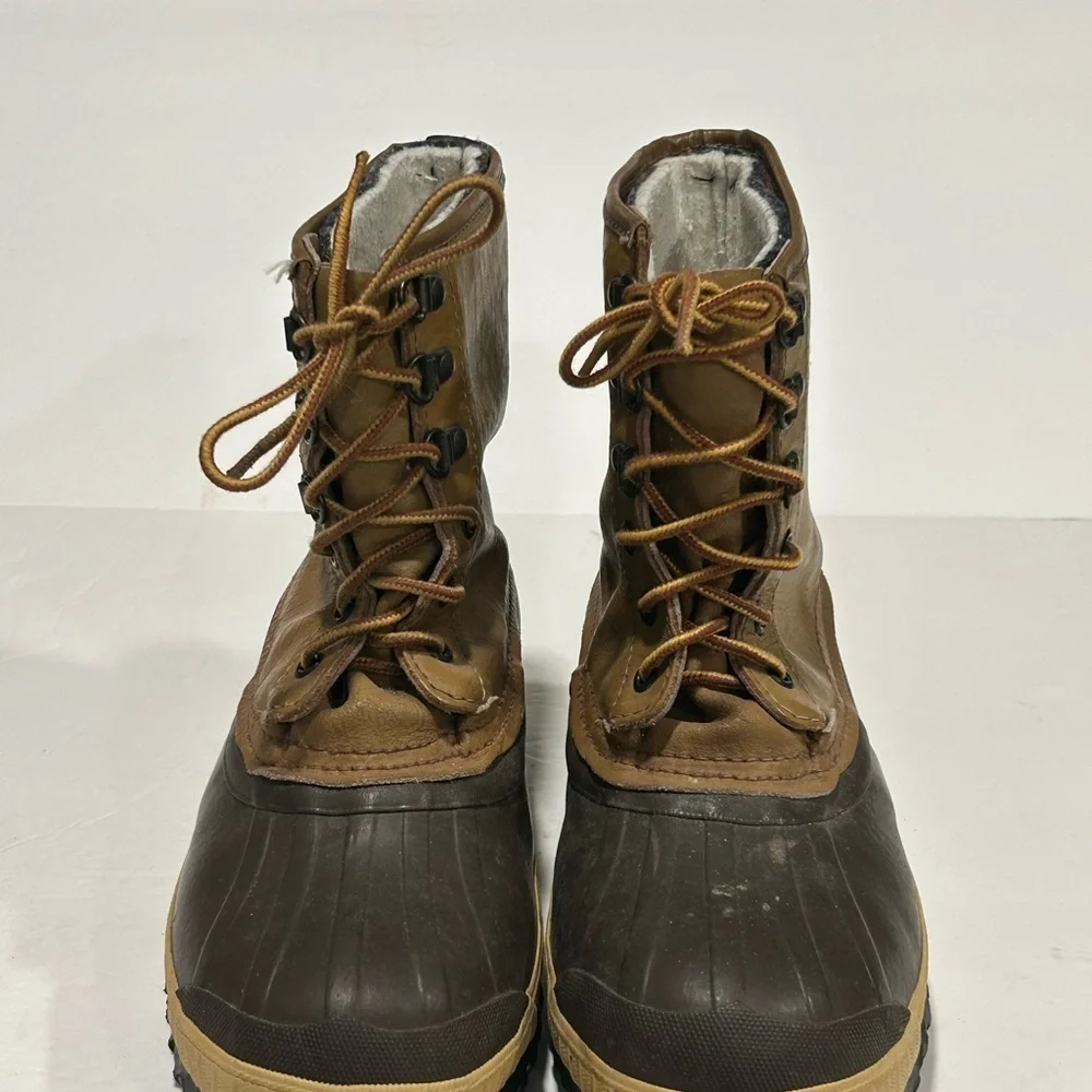 Sorel Kaufman Canada Waterproof Insulated Leather Winter Boots Woman’s Size 9