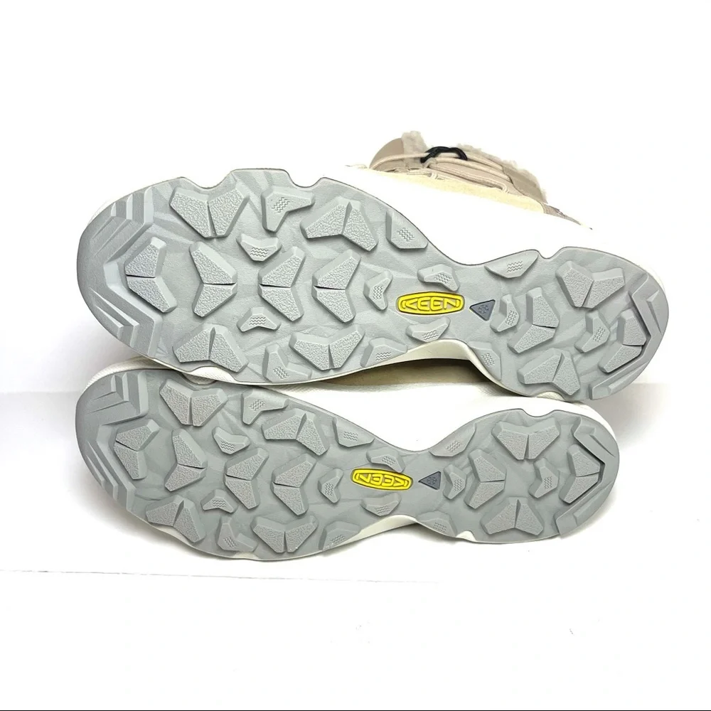 Keen Uneek Snk Boot Women’s Doeskin &‎ Silver Suede Winter Lined Size 5.5