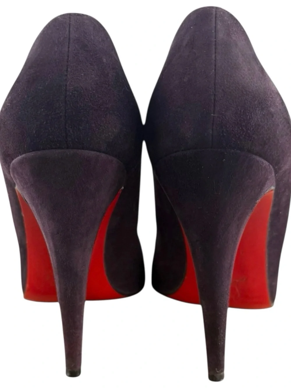 Christian Louboutin Plum Suede Pumps – Size 40.5