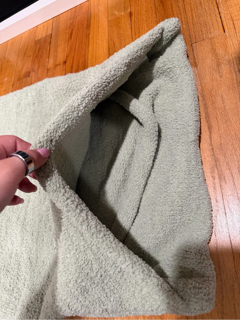 Sunday Citizen Sage Green Teddy Sherpa Standard Pillow Shams Set of 2
