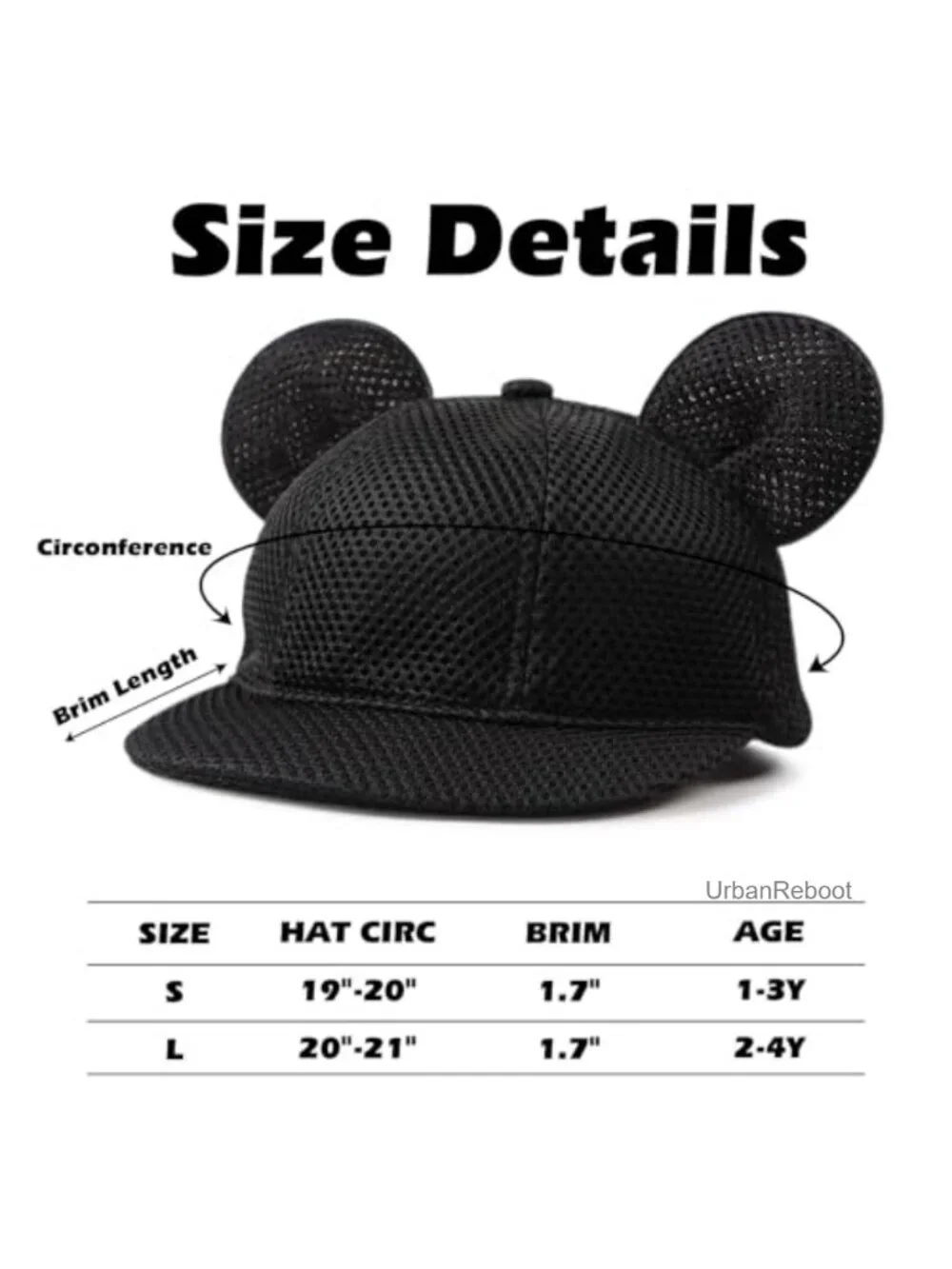 Baby Kids Sun Hat Adjustable Baseball Cap UPF 30