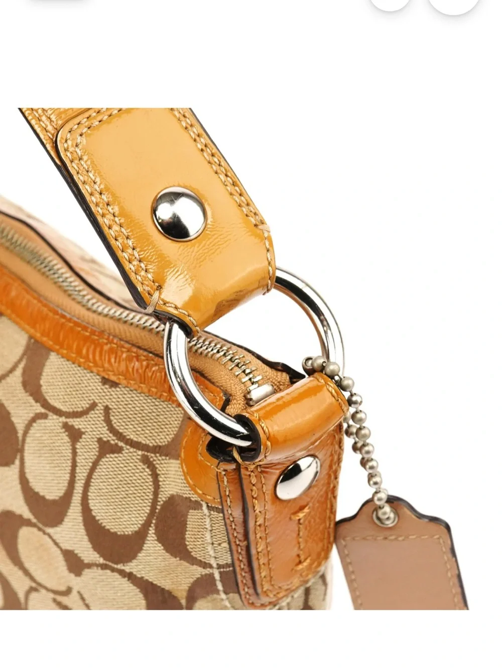 Y2K Coach Signature SoHo Large Hobo Handbag Boho-Chic Utility
