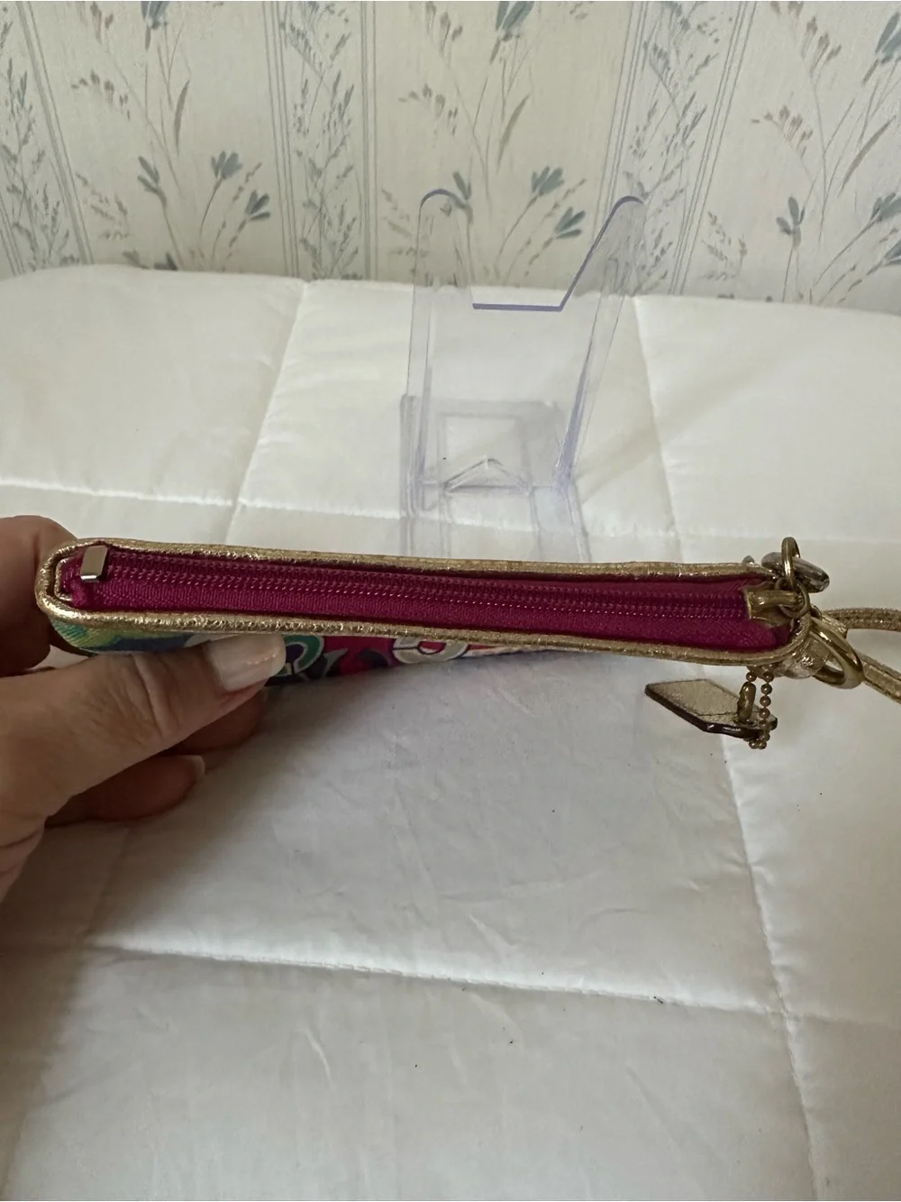 Coach Poppy Pop Art Wristlet