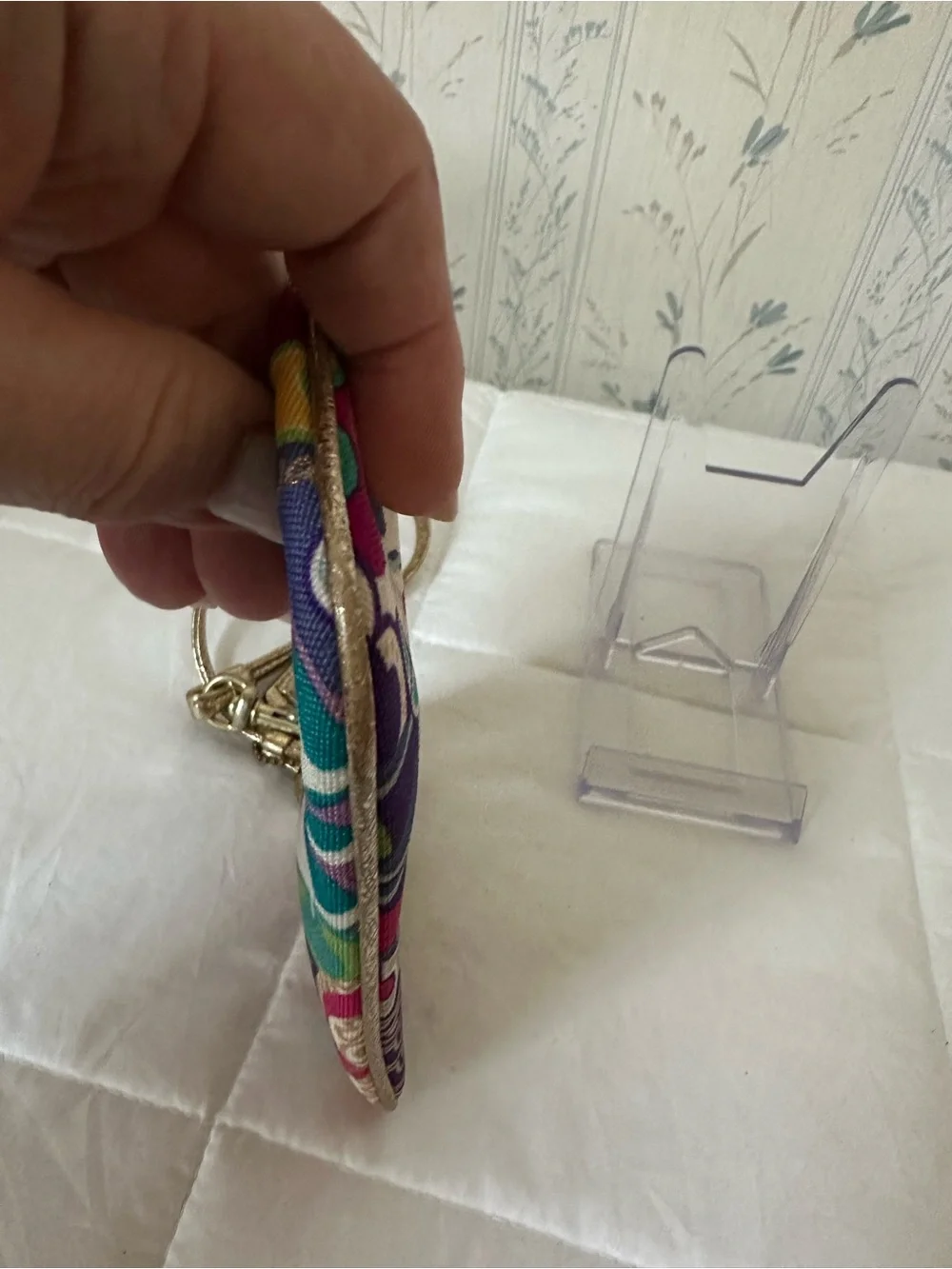 Coach Poppy Pop Art Wristlet