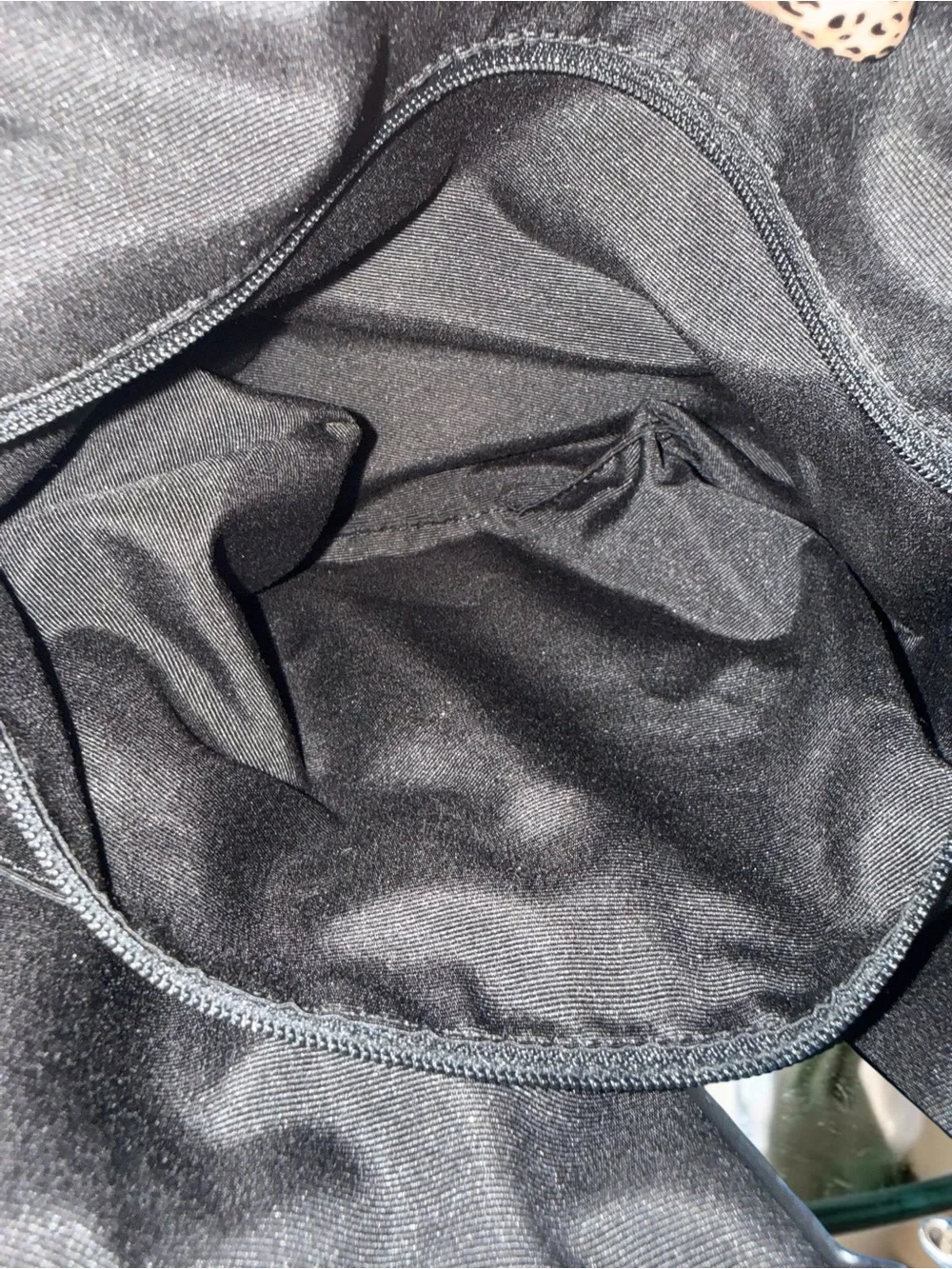 Coach Signature Stripe Python Tote Bag Black Grey F25706