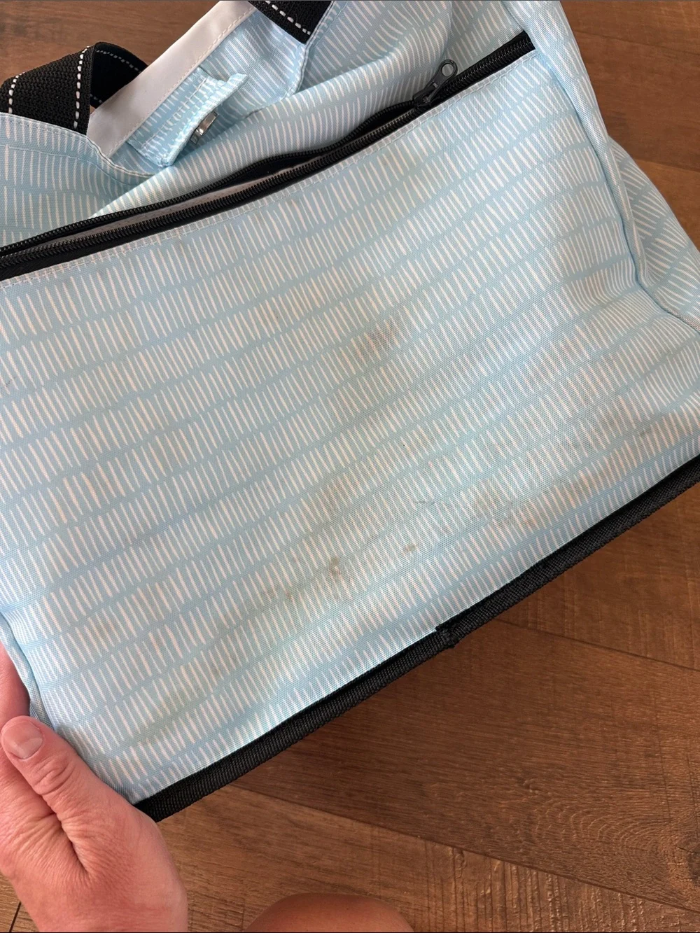 Scout Light Blue Multi-Pocket Beach Tote