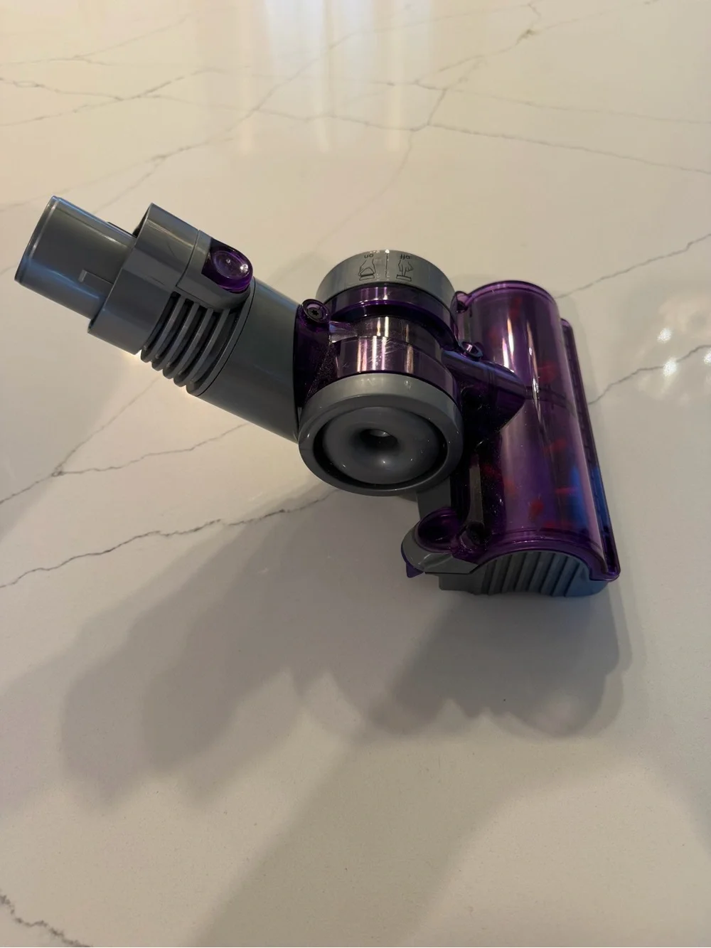 NWT Dyson OEM Mini Turbine Head Vacuum Attachment Tool - Purple/Gray (Brand New)