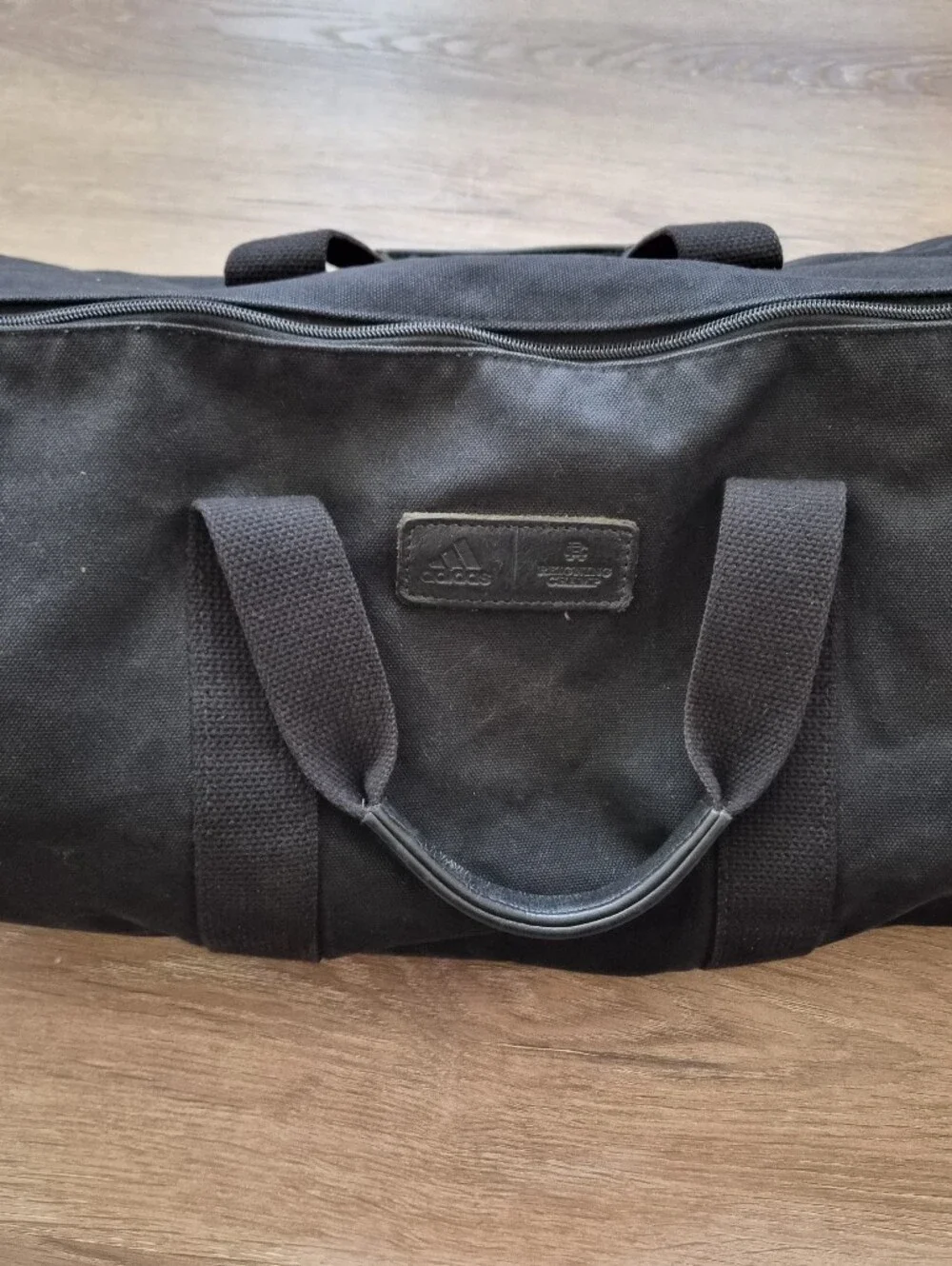 Adidas x Reigning Champ Black Canvas Weekender Duffel Bag - Men's Travel Bag