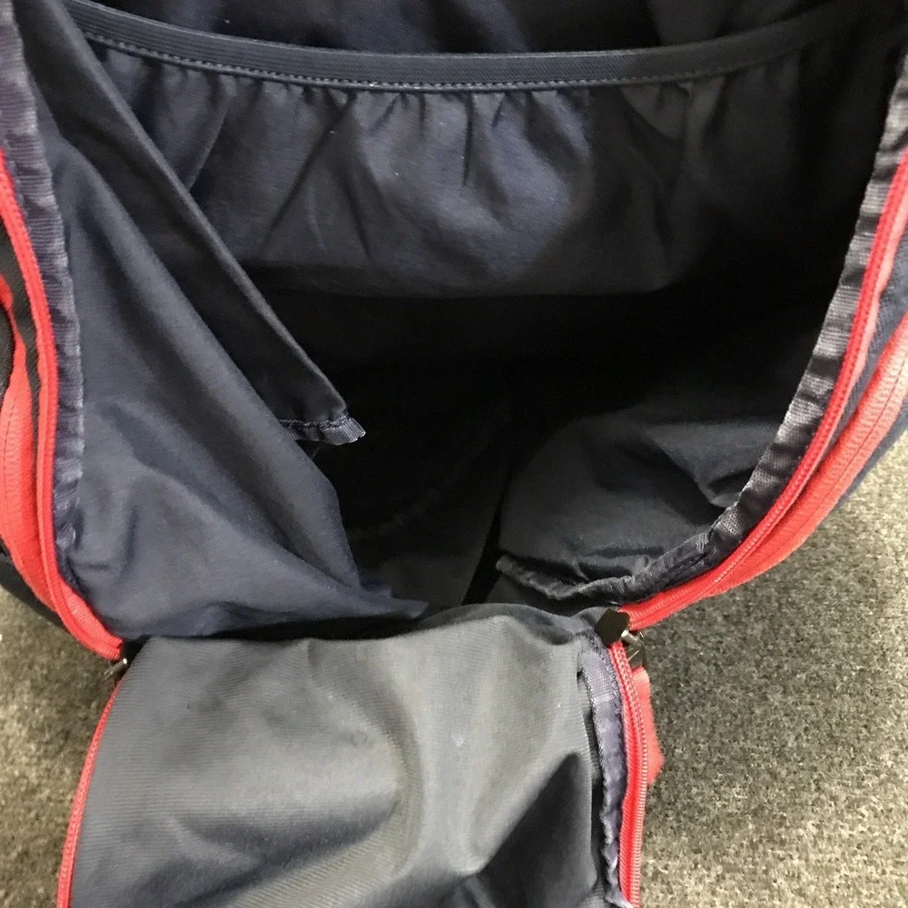 Nike BA5554-414 Hoops Elite Pro Basketball Backpack Navy/Red 38L Polyester Bag