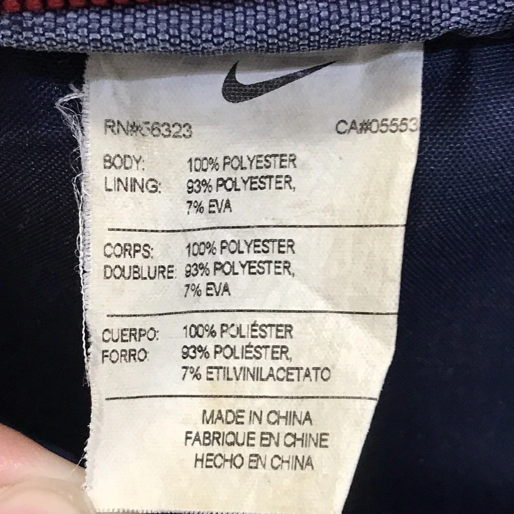 Nike BA5554-414 Hoops Elite Pro Basketball Backpack Navy/Red 38L Polyester Bag