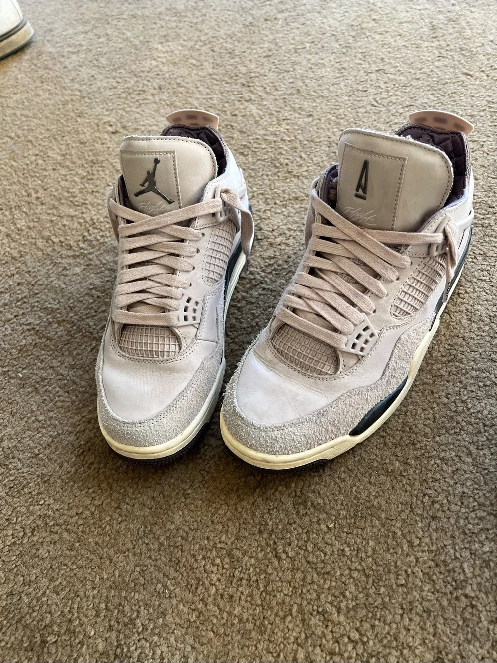 Jordan Men’s Sneakers in Beige and Cream - no box