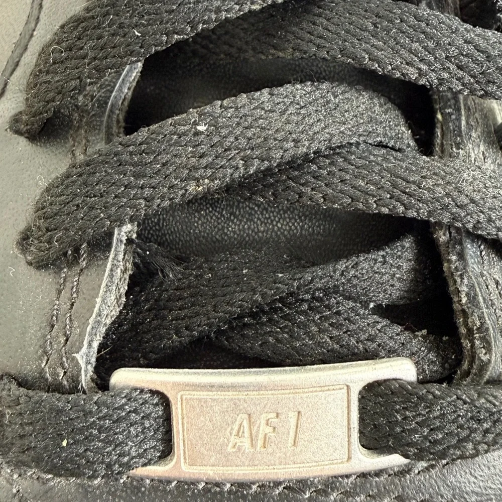 Nike Air Force 1 Mid 07 Size 10 Black Triple Black Streetwear 315123-001