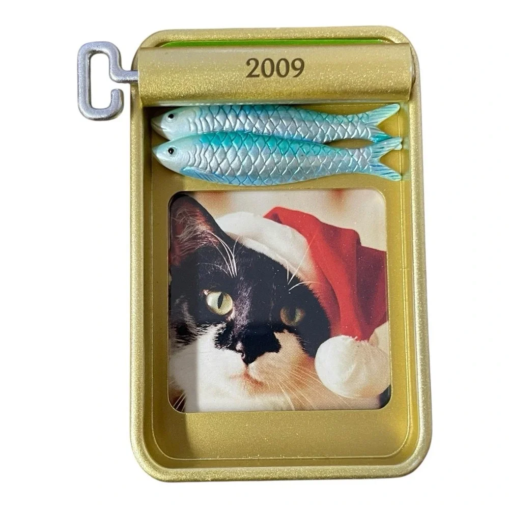 Tabby‎ Treats Photo Holder 2009 Hallmark Keepsake Ornament