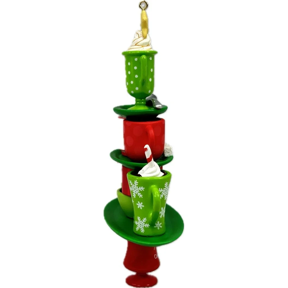 Hallmark COFFEE LOVERS'‎ TREE 2007 Keepsake Ornament in Box