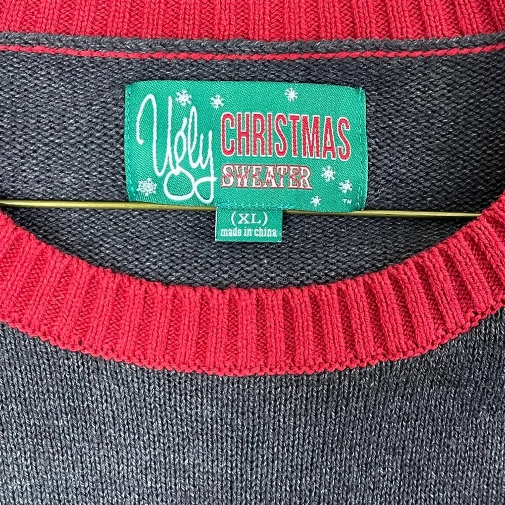 Santa Claus Draft Beer‎ Drinking Ugly Christmas Sweater Cheers Men's XL Holiday