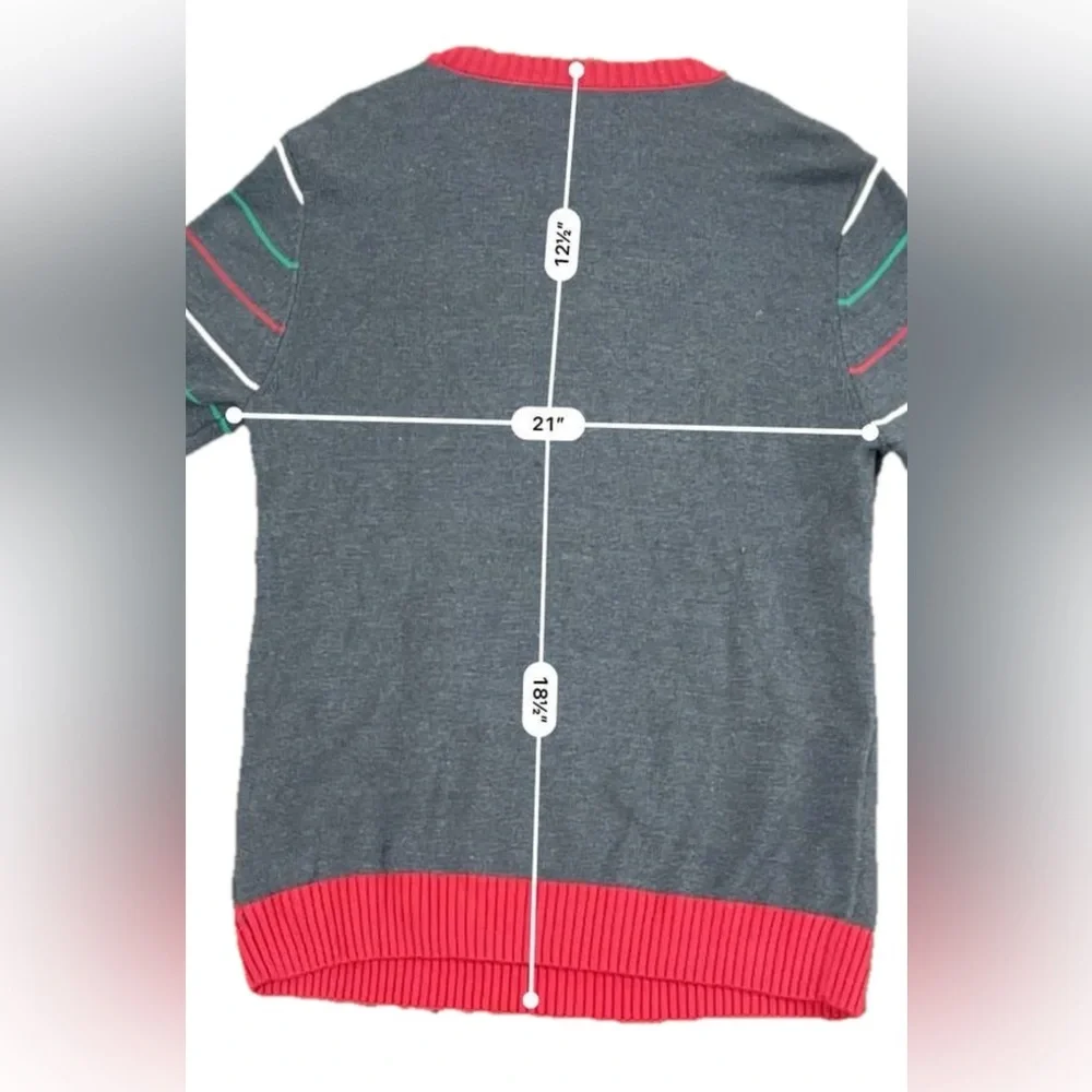 Santa Claus Draft Beer‎ Drinking Ugly Christmas Sweater Cheers Men's XL Holiday
