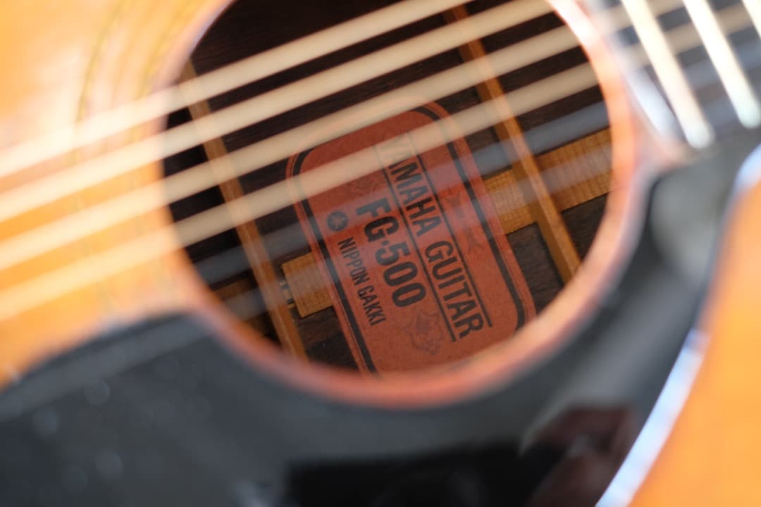 YAMAHA FG-500 Red Label Purchased at Kurosawa Music