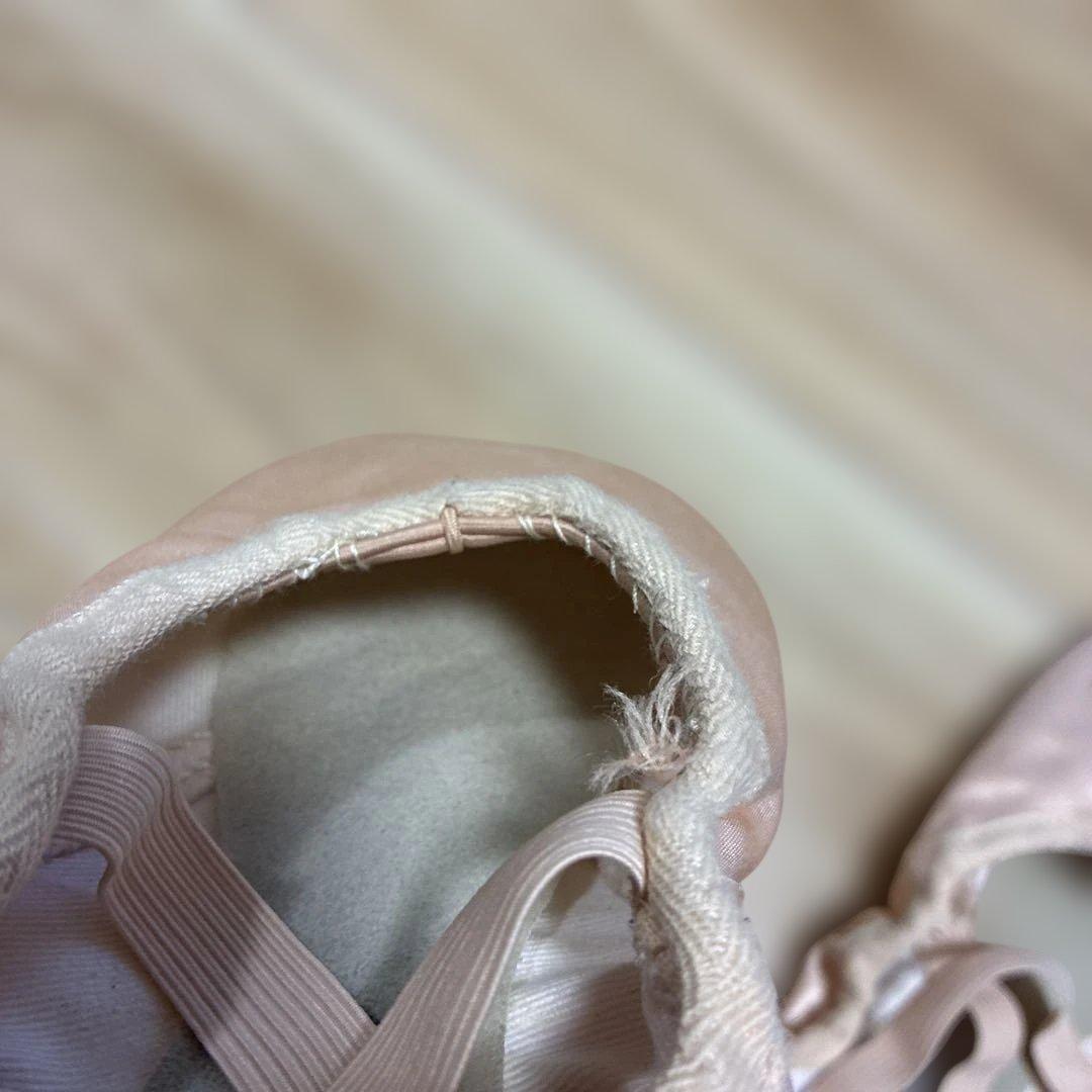 Chacott Ballet Shoes with Straps, 23.5cm, Satin
