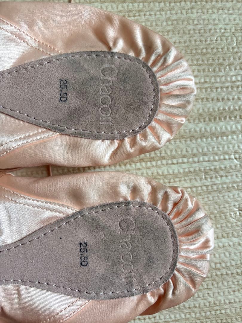 Chacott Satin Ballet Shoes 25.5cm European Pink Adult