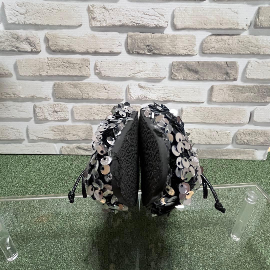 VIVIAN Sequin Ballet Flats Round Toe Ballet Shoes 23.5