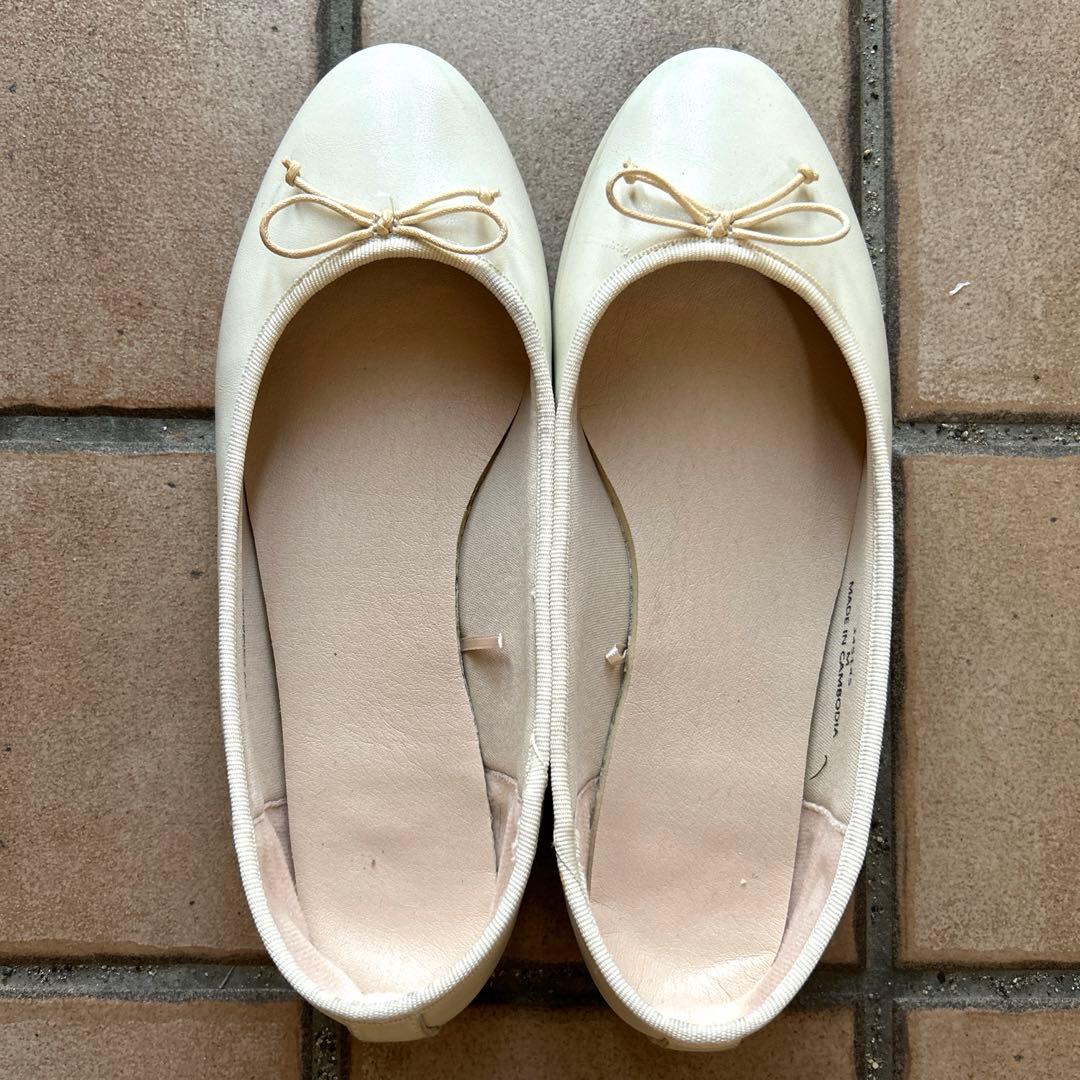 GU Ballet Shoes Pumps Flat Shoes Off-White M Sold Out