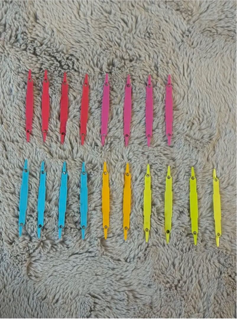 Plastic Fasteners, Paper Fasteners, Filing, 2 Holes, Colorful