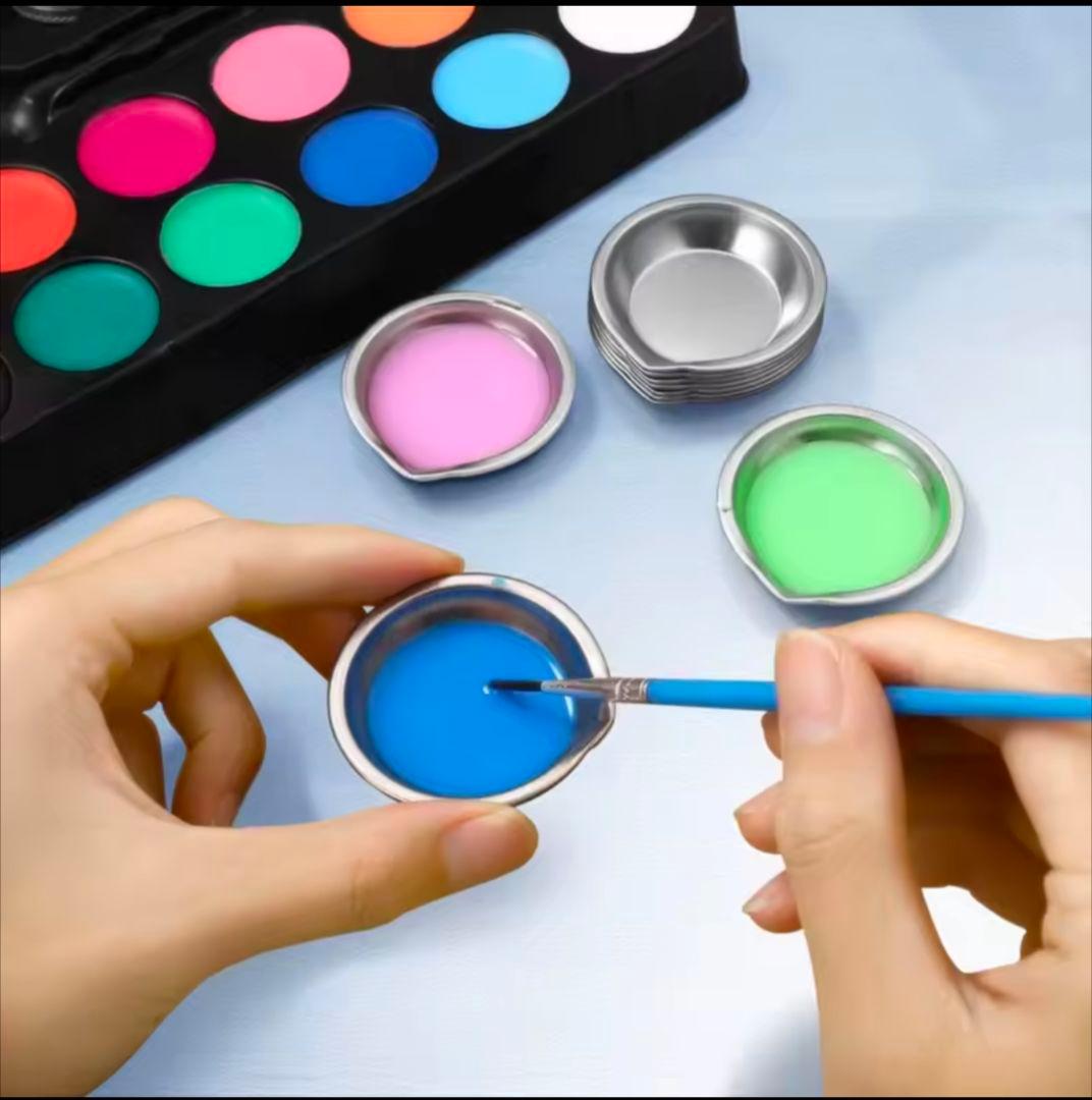 【Pottery】6-Piece Set of Paint Trays for Painting