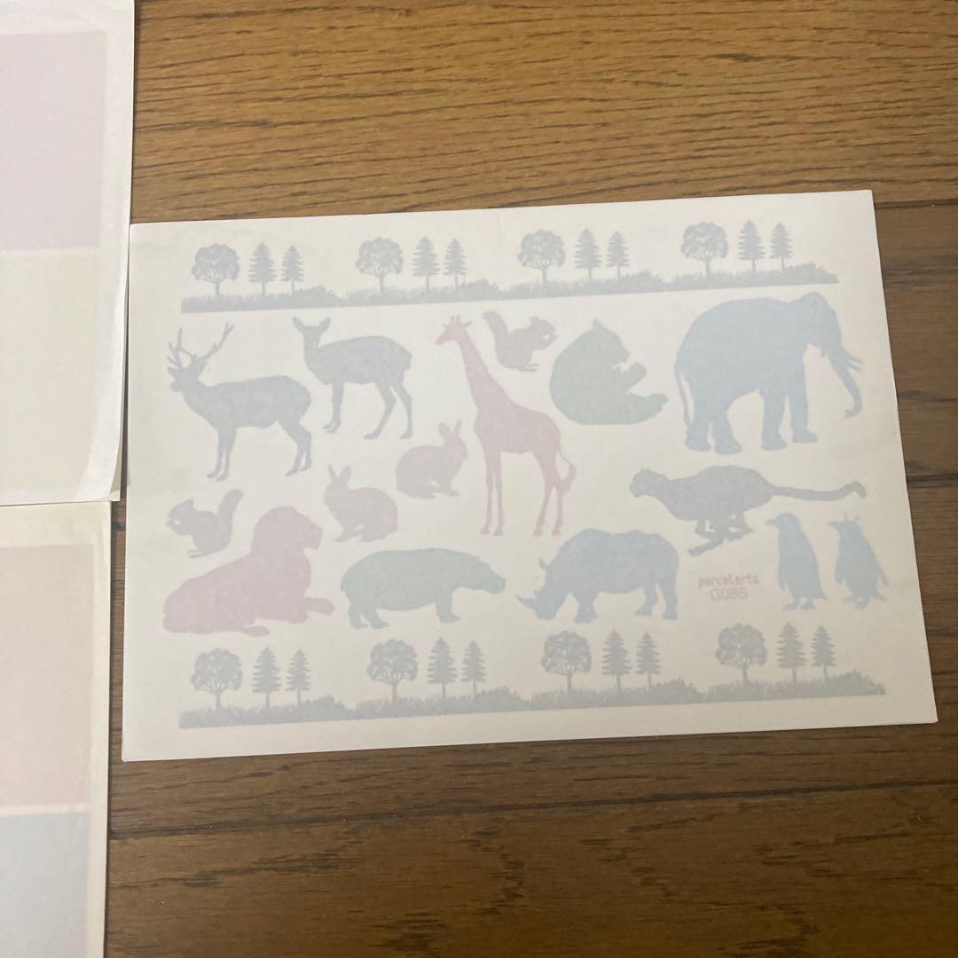 【SALE】Porcelain Art Decal Paper G085 G627 G628 Set of 3