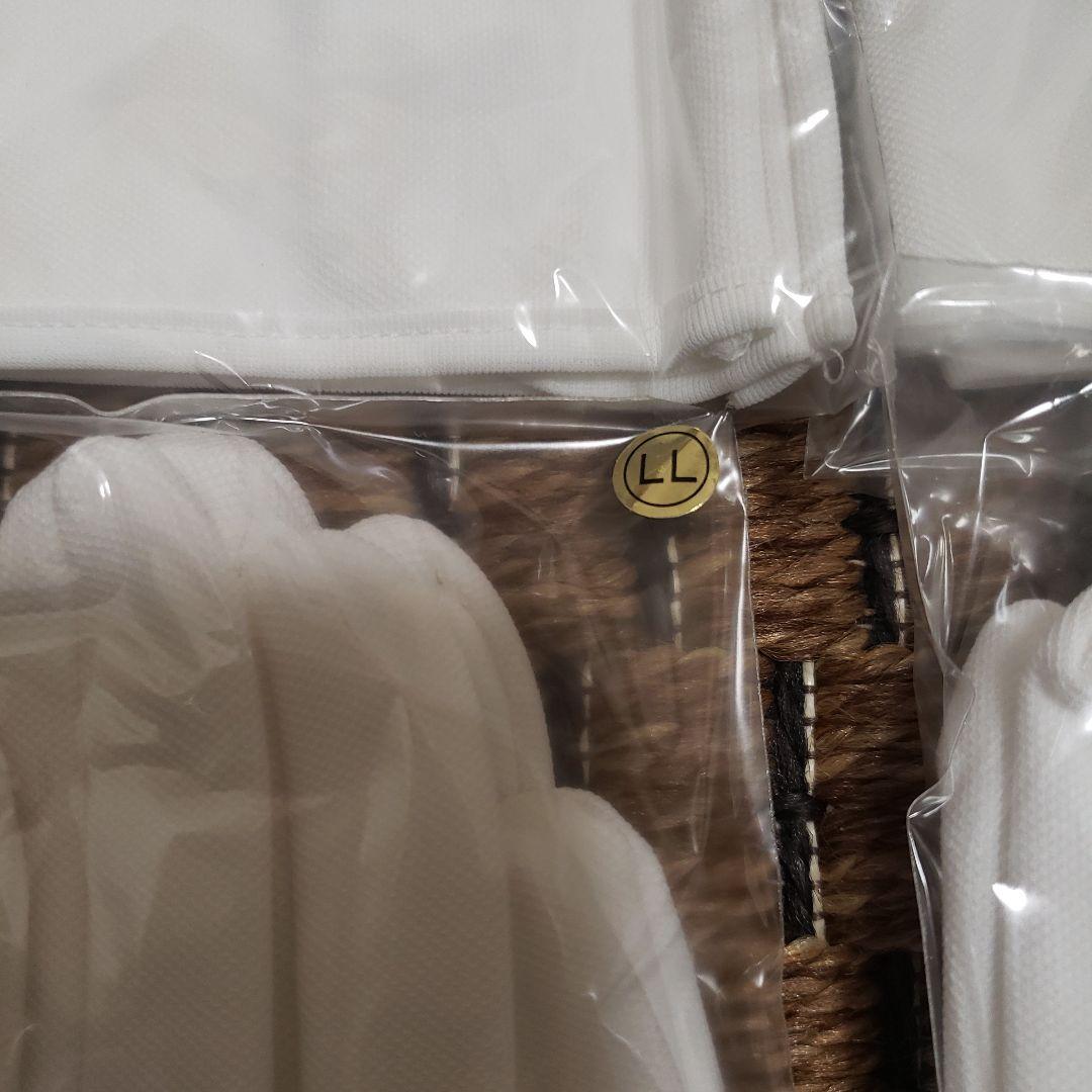 Gore Windstopper White Gloves, LL Size, Set of 6 Pairs