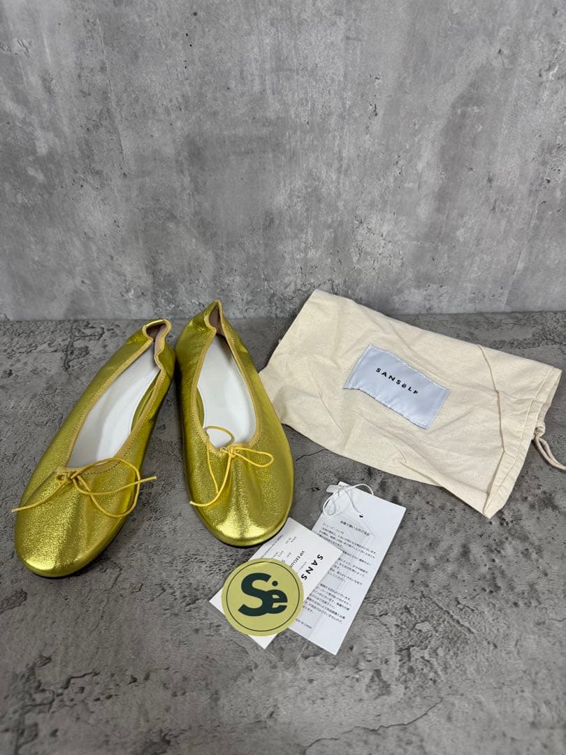 SANSeLF Original Metallic Ballet Shoes 39