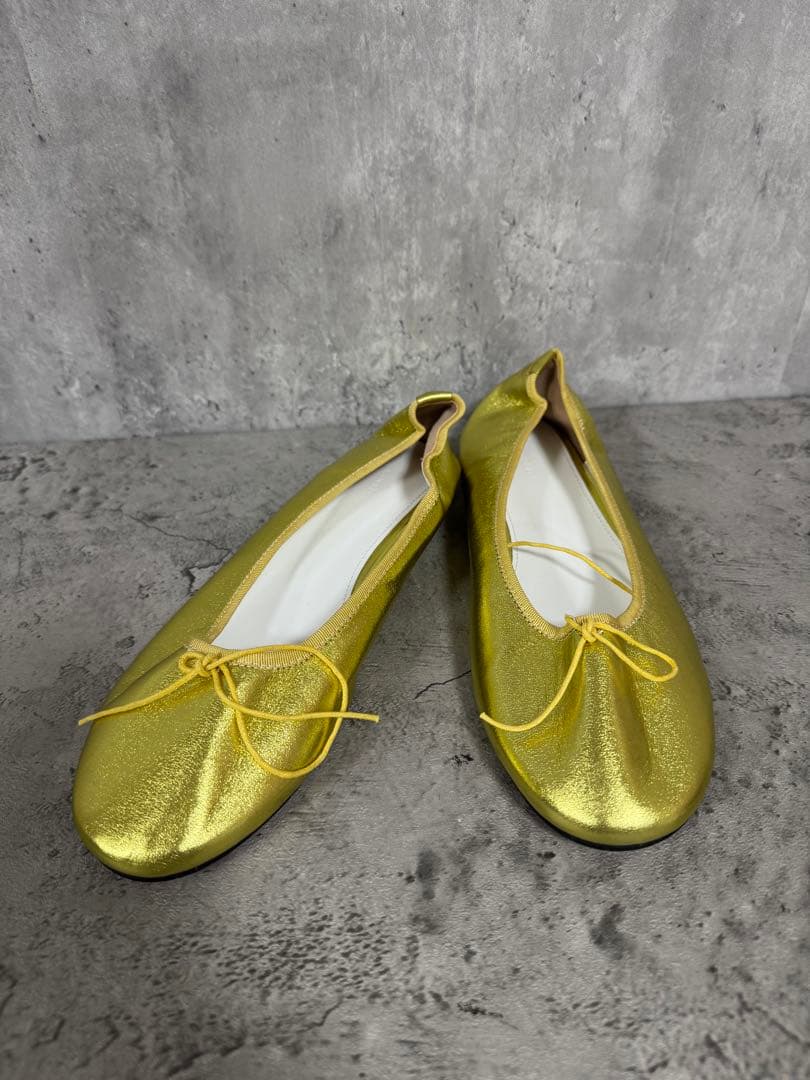 SANSeLF Original Metallic Ballet Shoes 39