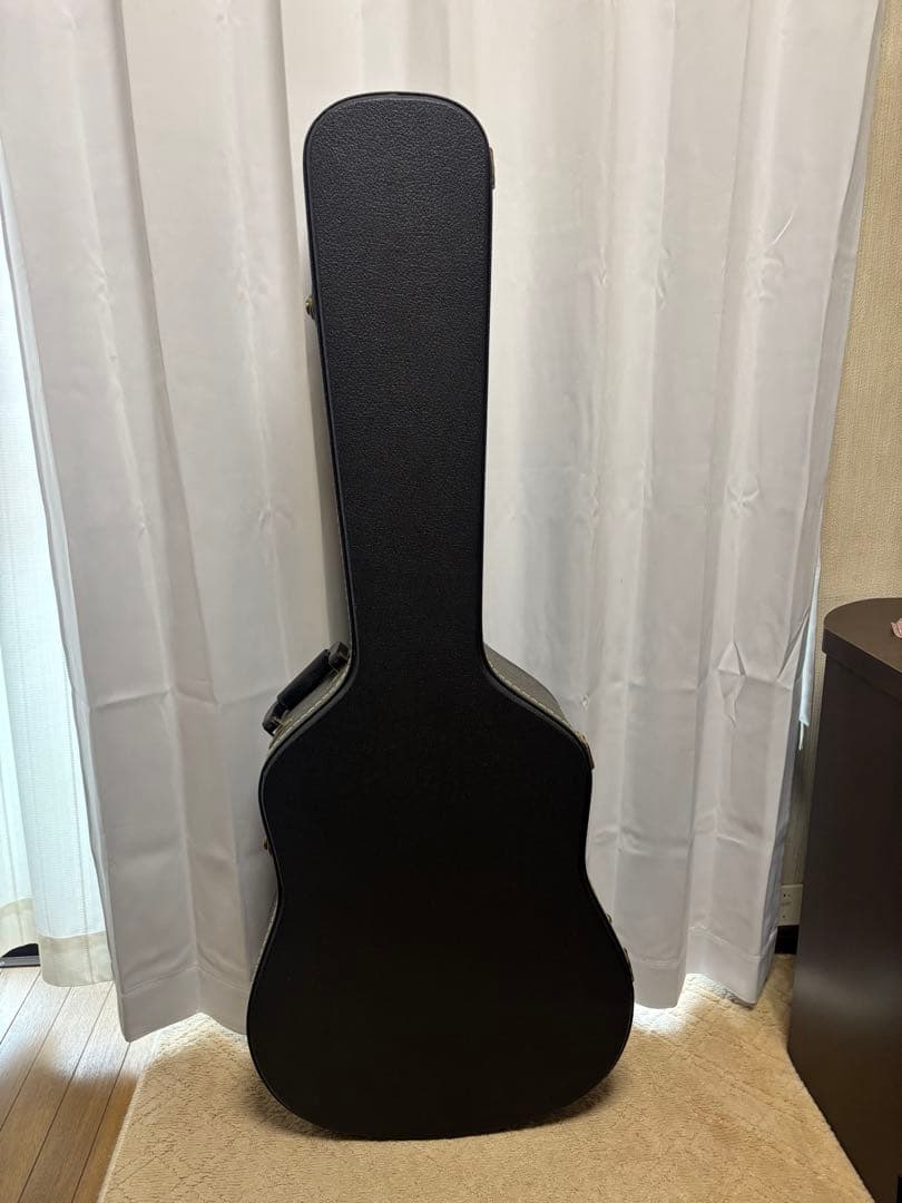 S.Yairi Acoustic Guitar Custom Painted Skull & Heart Design